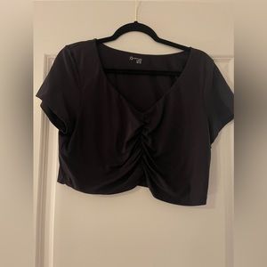 Offline by Aerie Cropped Ruched Workout Top